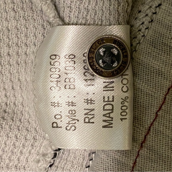 Buckle Black Label Vintage Look Henley Style Long Sleeve Athletic Fit Shirt - Picture 3 of 6